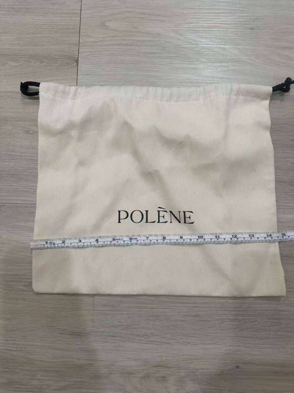 Authentic Polène Cream Cotton-Dust Bag –14'X14'